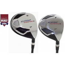 AGXGOLF Men's Right Hand Edition, Magnum XS #5 & #7 FAIRWAY WOOD (18 & 21 Degree) w/Free Head Cover: Available in - ALL SIZES. Additional Fairway Wood Options! 